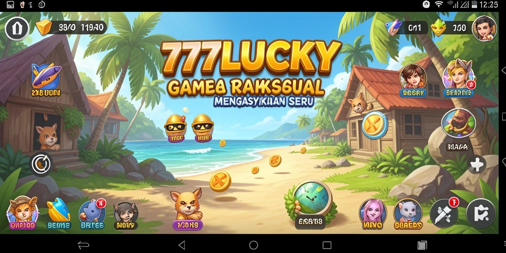 Screenshot utama 777LUCKY menampilkan gameplay yang seru dan menantang dari game kasual.