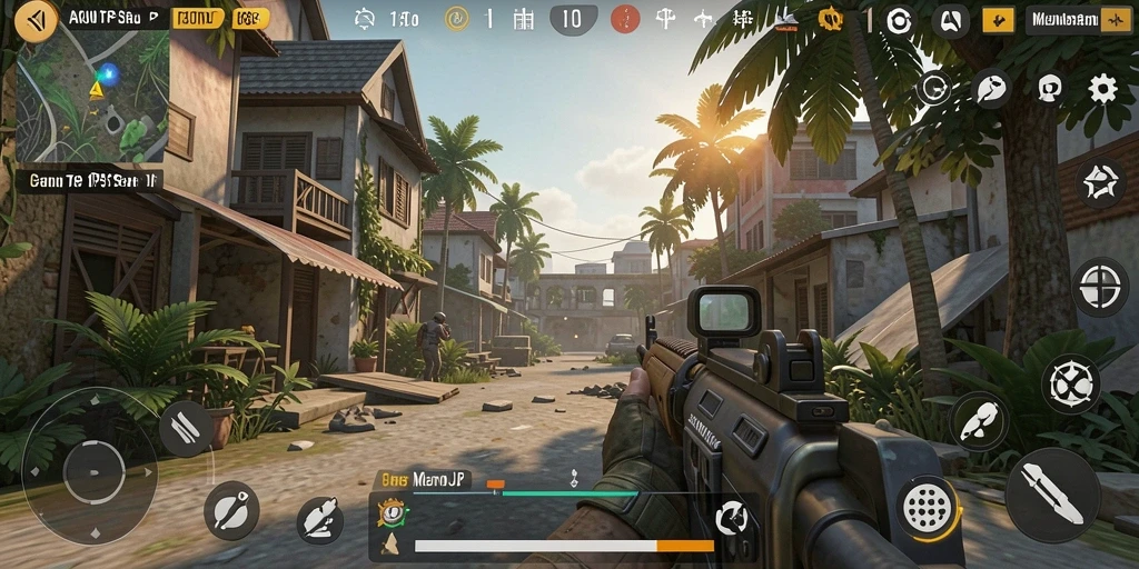 Gambaran gameplay mendebarkan di AKUNJP dengan aksi tanpa henti.