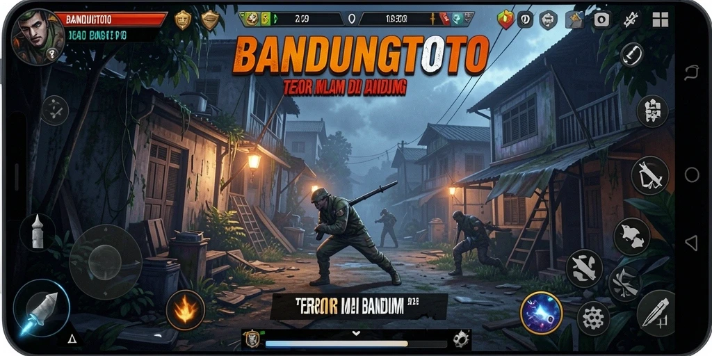 Gambar gameplay BANDUNGTOTO yang menampilkan suasana menyeramkan dan misterius.