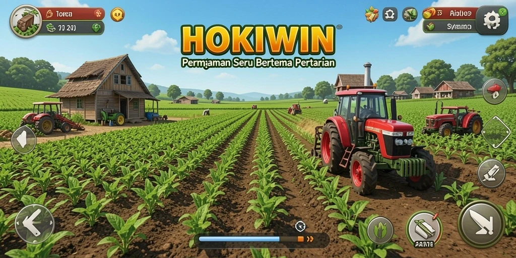 Tampilan gameplay HOKIWIN yang menarik dalam bertani.