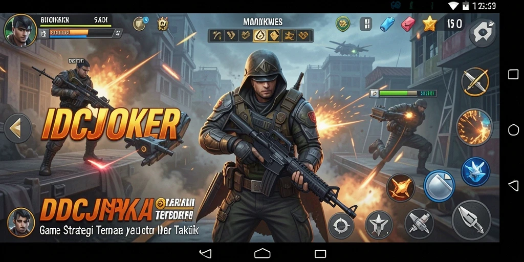 Tangkapan layar menampilkan pertarungan intens dalam IDCJOKER dengan strategi yang mendominasi.