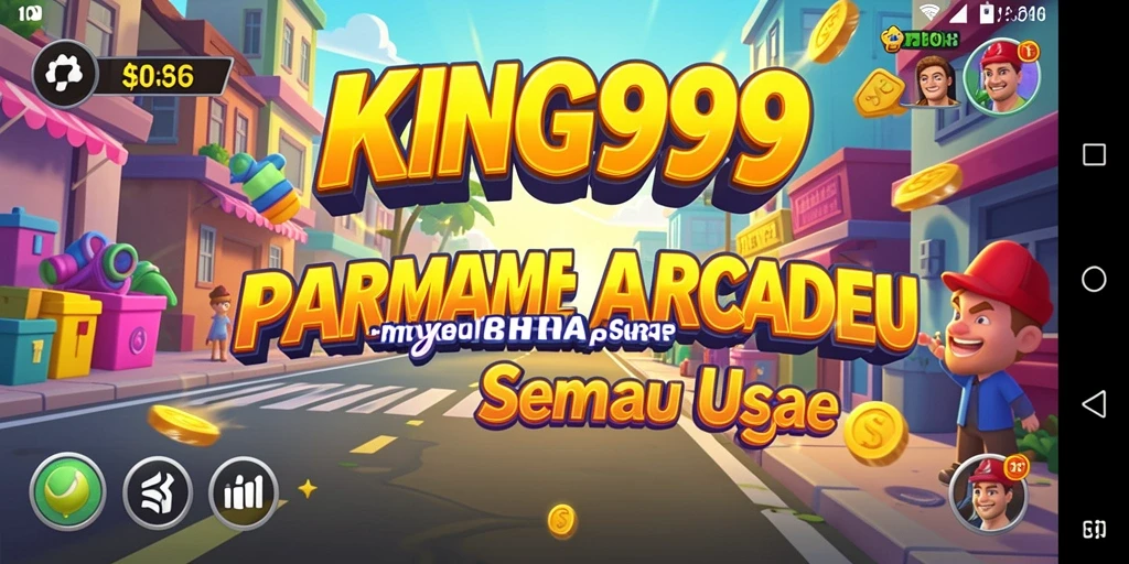 Tampilan gameplay yang menakjubkan dalam KING999 dengan aksi Arcade yang cepat.
