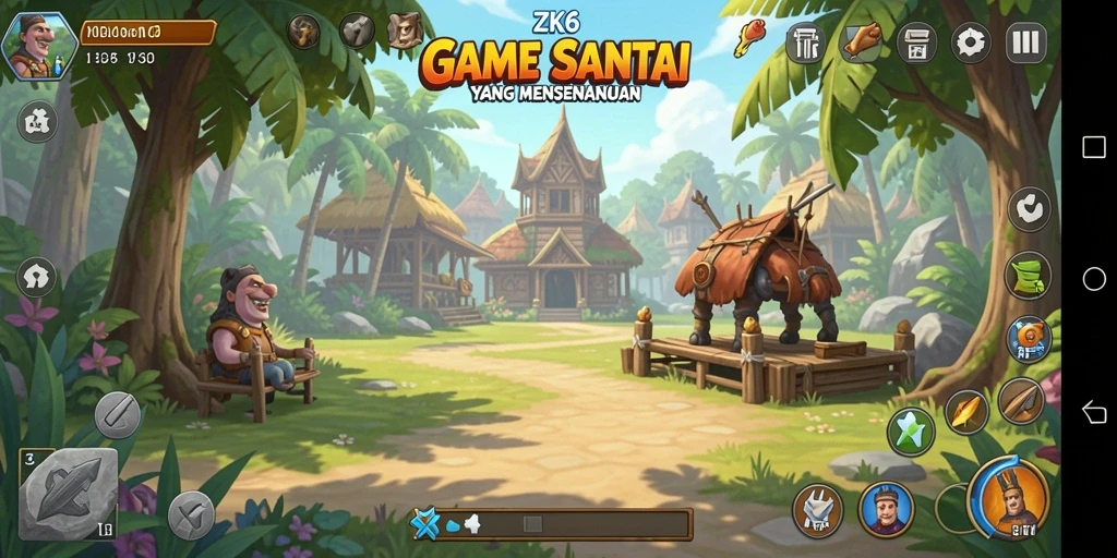 Gameplay ZK6 yang seru dan menghibur dalam suasana santai.
