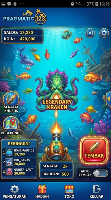 Menunjukkan berbagai kategori aplikasi yang tersedia di pragmatic123.